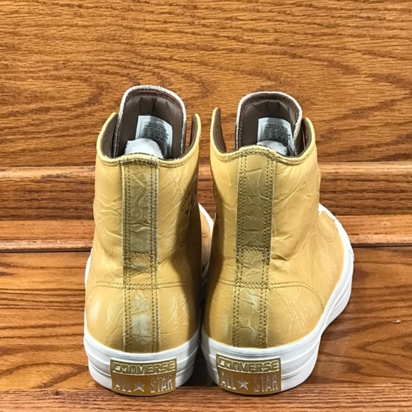 Converse CTAS Alpha‎ Hi Aged Gold White Shoes - Picture 6 of 8